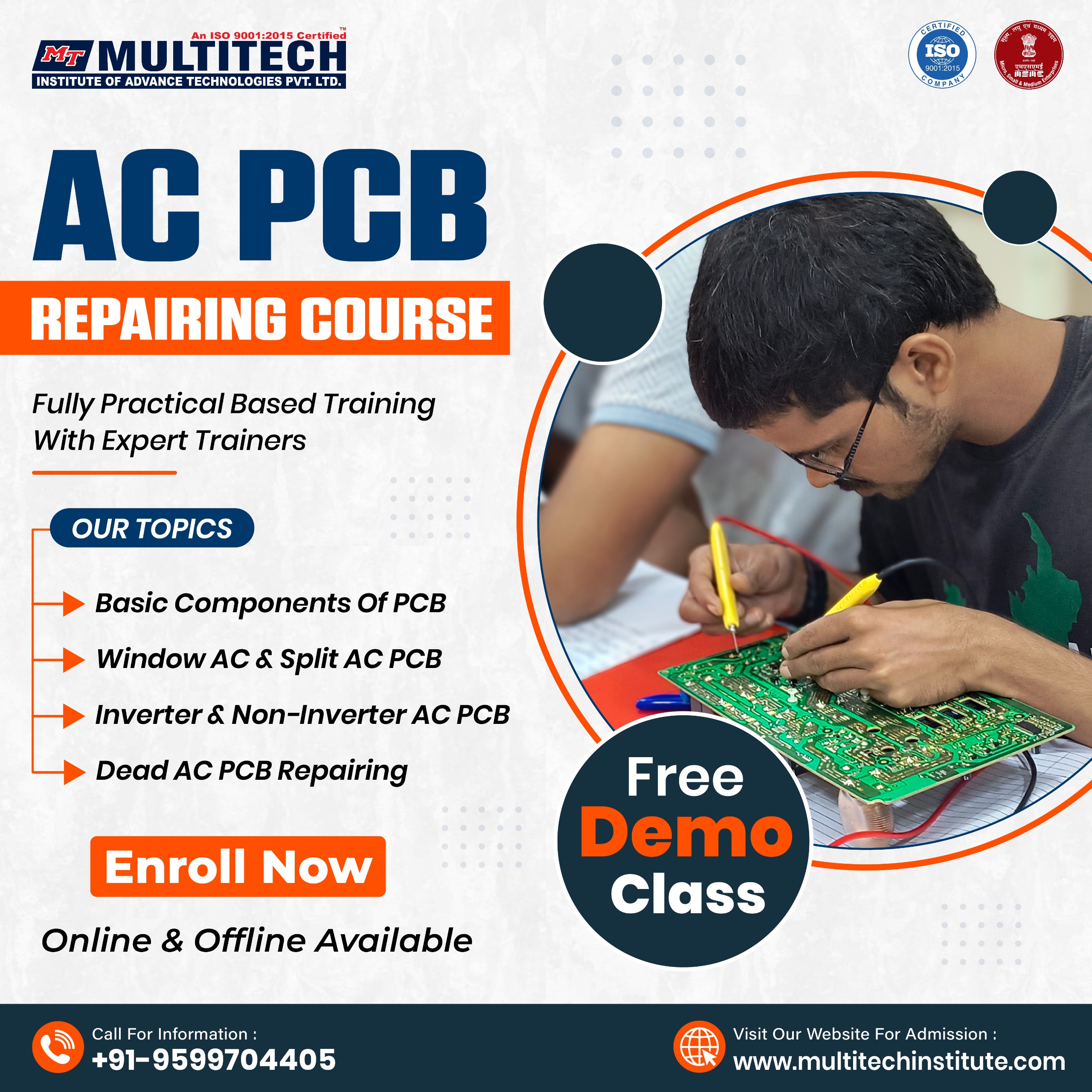 AC PCB Repairing Institute in Delhi 